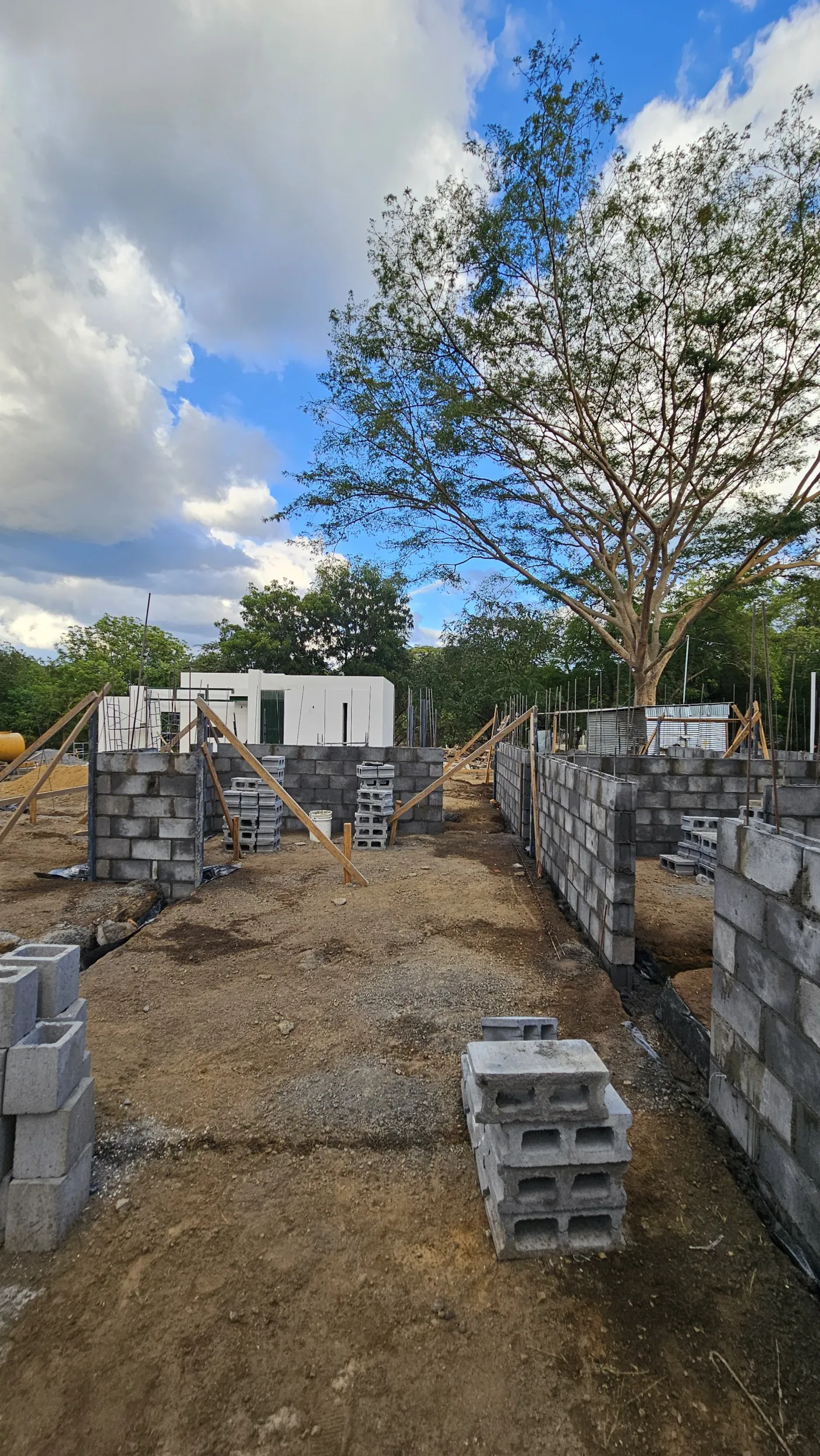 Estructura vertical finalizada